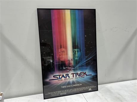 1ST ORIGINAL STAR TREK MOVIE POSTER 1979 IN FRAME (25”x38”)
