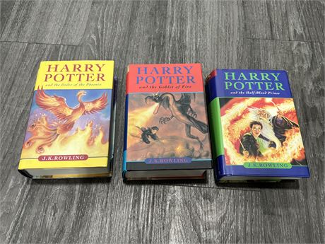 CANADIAN FIRST EDITION HARRY POTTER BOOKS