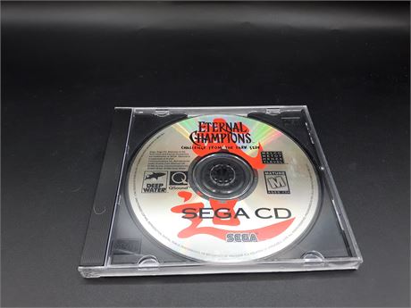 ETERNAL CHAMPIONS - DISC ONLY - EXCELLENT CONDITION - SEGA CD