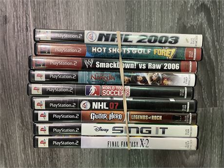 9 PS2 GAMES