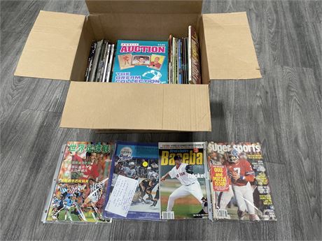 MISC SPORTS MAGAZINES (MOSTLY 70’S-80’S)