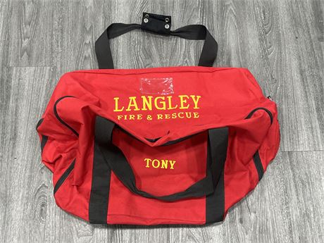 LANGLEY FIRE & RESCUE TURN OUT GEAR BAG 28” WIDE