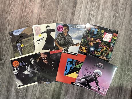 8 NEW/SEALED ASSORTED RECORDS