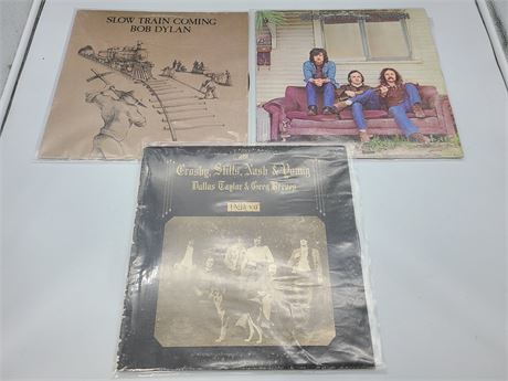 3 MISC RECORDS (Slightly scratched)