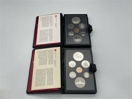1980 & 1981 ROYAL CANADIAN MINT COIN SETS