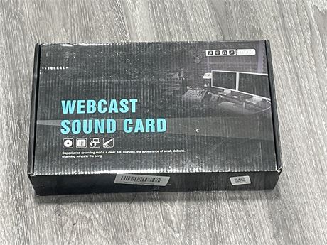 (NEW) WEBCAST SOUND CARD