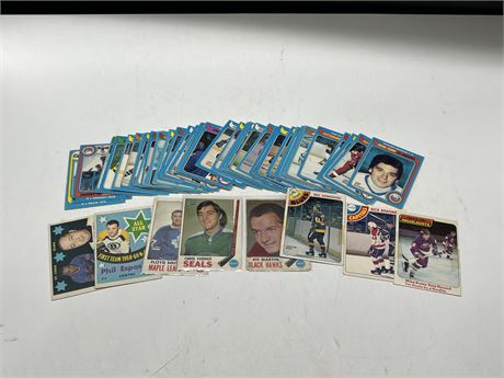 50+ 1960/70s NHL CARDS