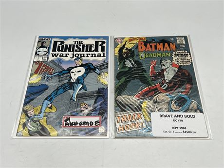 BATMAN & DEADMAN #79 + THE PUNISHER WAR JOURNAL #1