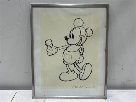 MICKEY MOUSE PRINT (16.5”x20.5”)