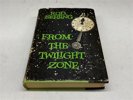 1962 ROD STERLING THE TWILIGHT ZONE WITH DUST COVER