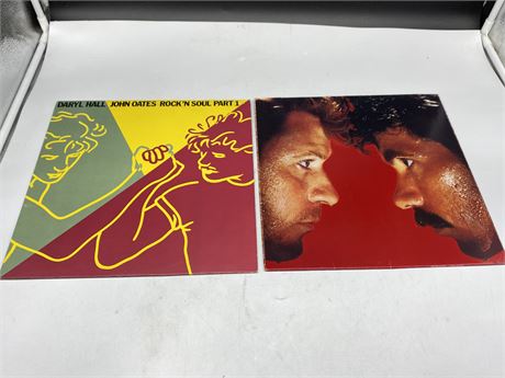 2 HALL & OATES RECORDS - EXCELLENT (E)