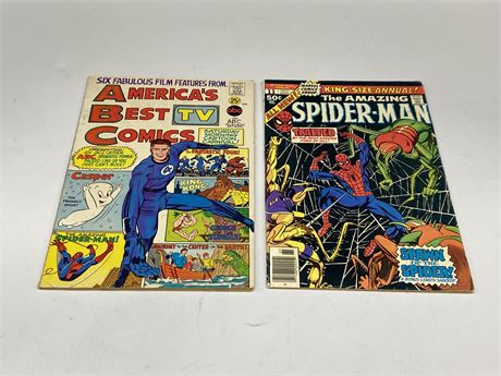 THE AMAZING SPIDER-MAN ANNUAL #11 & AMERICAS BEST TV COMICS (1967)