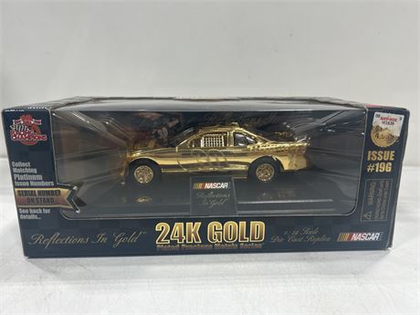 24K GOLD PLATED NASCAR DIECAST - 1/24 SCALE