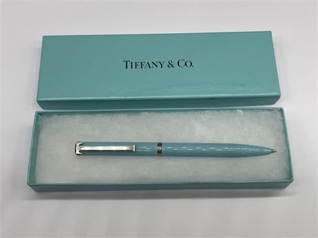 AUTHENTIC TIFFANY & CO. 925 STERLING PEN W/ CASE