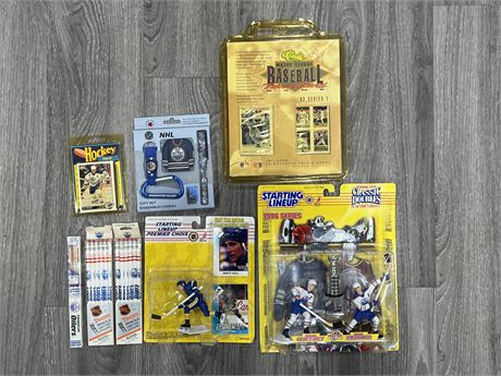 LOT OF NEW NHL COLLECTABLES