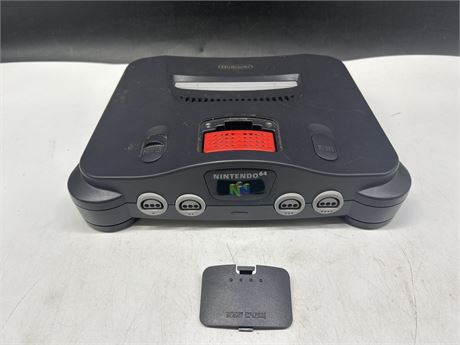 NINTENDO 64 W/RED MEMORY EXPANSION PACK