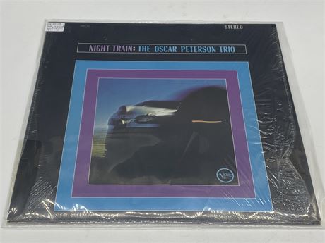 THE OSCAR PETERSON TRIO - NIGHT TRAIN W/OG SHRINK & INNER SLEEVE - EXCELLENT (E)