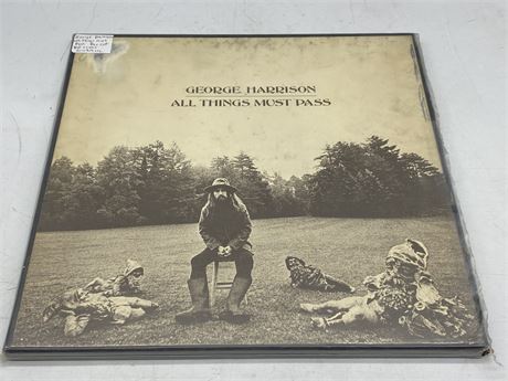 GEORGE HARRISON - ALL THINGS MUST PASS BOX SET - VG (slightly scratched)