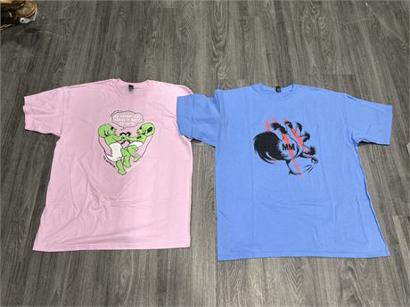 2 NEW MOTHER MOTHER BAND T’s - SIZE XXL
