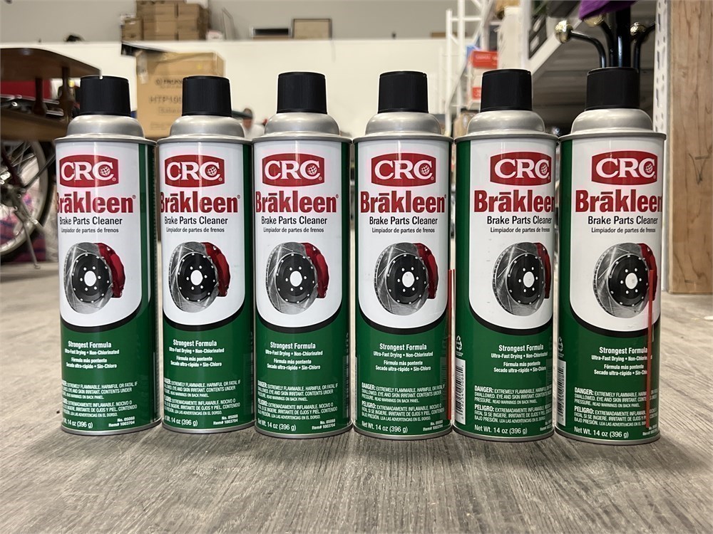 Urban Auctions - 6 NEW CRC BRĀKLEEN BREAK PARTS CLEANER - 396G / EACH