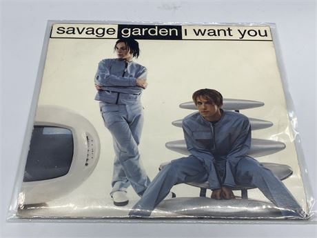 RARE 1997 PRESS SAVAGE GARDEN - I WANT YOU - VG+