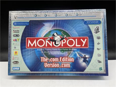 SEALED MONOPOLY THE .COM EDITION