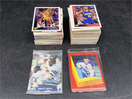 2 SEALED CARD SETS & 200+ NBA CARDS