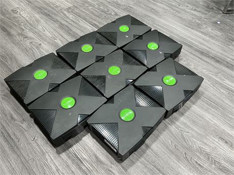8 ORIGINAL XBOX CONSOLES - AS IS - FOR PARTS