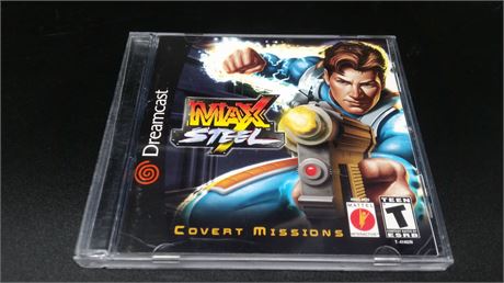 EXCELLENT CONDITION - CIB - MAX STEEL COVERT MISSIONS (DREAMCAST)