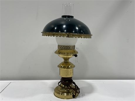 VINTAGE ORIENT EXPRESS STYLE LAMP (16” TALL)