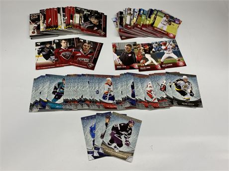 UD OVATION CARDS, VANCOUVER GIANTS CARDS, & VANCOUVER CANADIANS CARDS