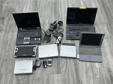 LOT OF ELECTRONICS / LAPTOPS - UNTESTED AS IS