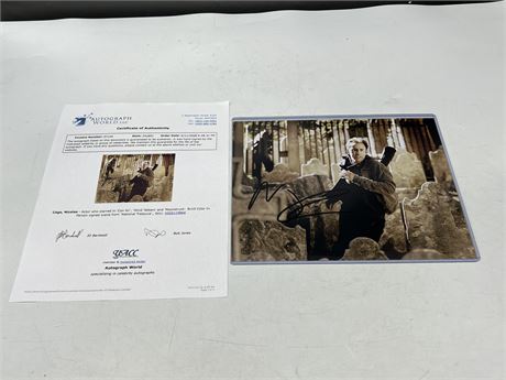 NICOLAS CAGE SIGNED NATIONAL TREASURE 8”x10” PHOTO W/ COA