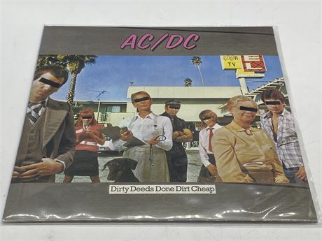 2003 PRESS AC/DC - DIRTY DEEDS DONE DIRT CHEAP 180G - NEAR MINT (NM)