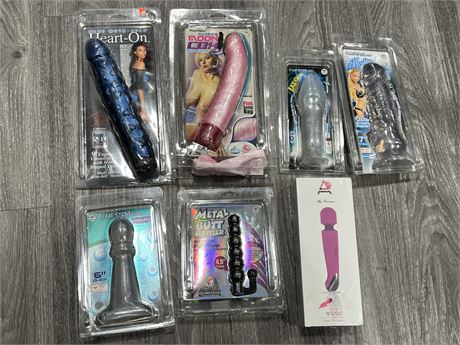 LOT OF NEW ADULT SEX TOYS