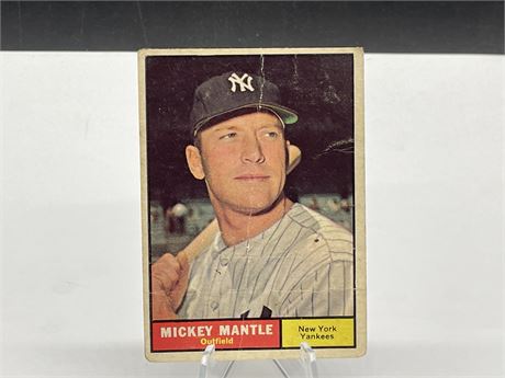 1961 MICKEY MANTLE TOPPS