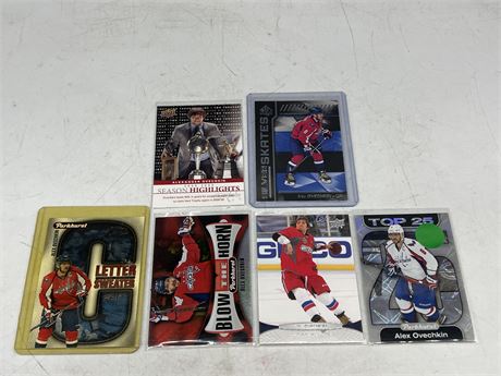ASSORTED OVECHKIN CARDS