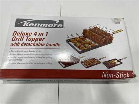 (NEW) DELUXE 4 IN 1 GRILL TOPPER