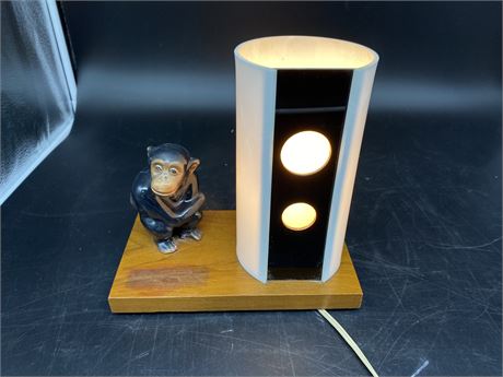 VINTAGE MONKEY LAMP (Works)