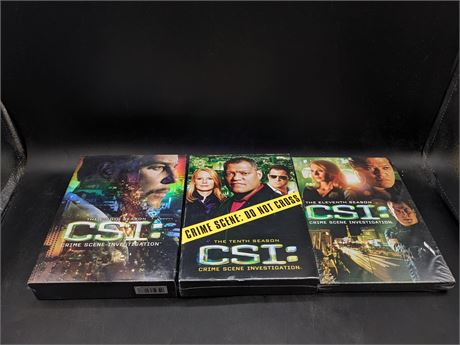 SEALED - CSI- SEASONS 8, 10 & 11 - DVD