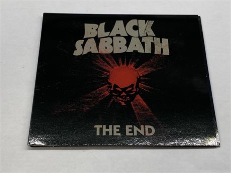 BRAND NEW AUTOGRAPHED BLACK SABBATH THE END CD - SIGNED BY OZZY OSBOURNE, TONY