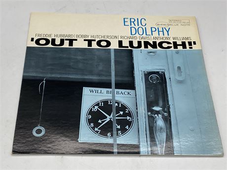 ERIC DOLPHY - OUT TO LUNCH - NEAR MINT (NM)