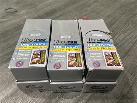 ULTRA PRO ONE TOUCH CARD PROTECTORS - 3 BOXES - 25 PER BOX