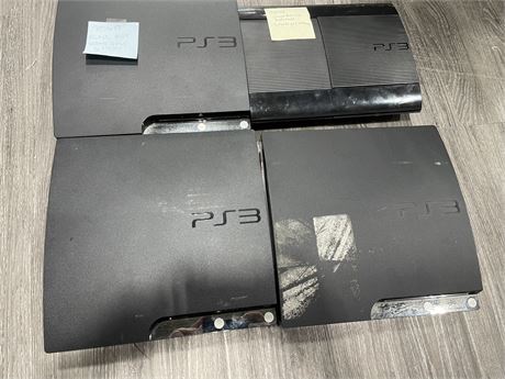 LOT OF PS3 HARDWARE FOR PARTS (AS-IS)