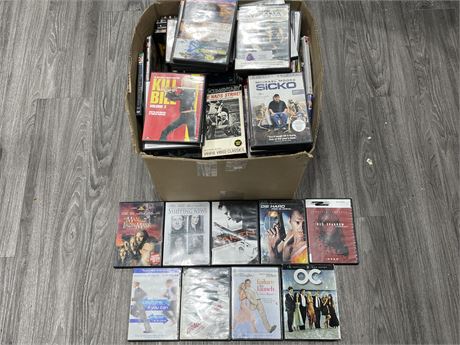 LARGE LOT OF DVD’S