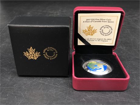 ROYAL CANADIAN MINT 2017 $25 FINE SILVER COIN