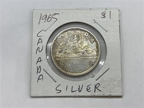 1965 SILVER CDN DOLLAR