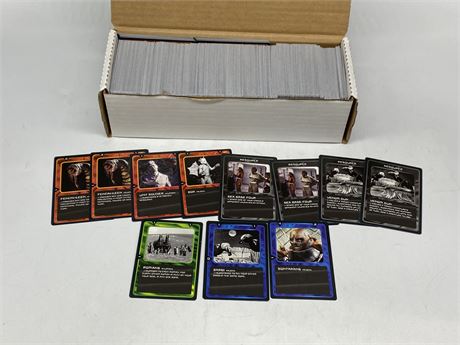 BOX OF DR. WHO COLLECTOR CARDS