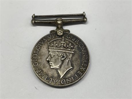 WW2 925 STERLING SILVER SERVICE MEDAL