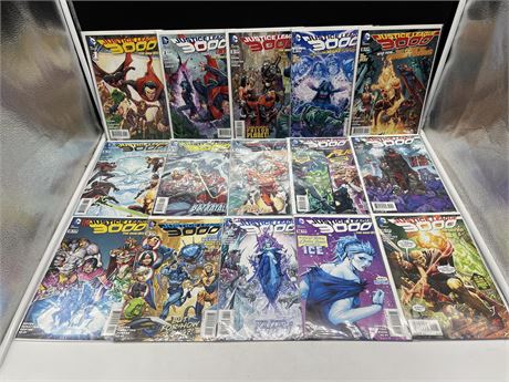 JUSTICE LEAGUE 3000 ISSUES 1-15 COMPLETE